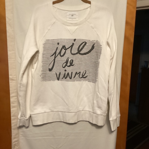 White Joie de Vivre Sweatshirt - Picture 3 of 8